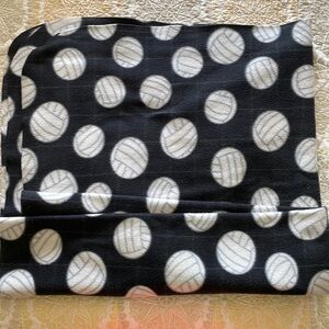 Small Fleece Volleyball Throw Blanket